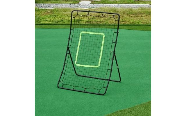 Rebounder Net Target Ball Kickback Baseball Training Equipment Play Homcom