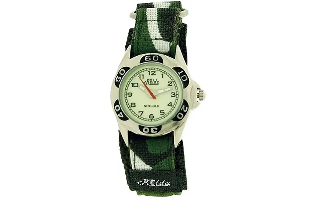 Relda Kids Nite-glo Camo Easy Fasten Watch Rel64