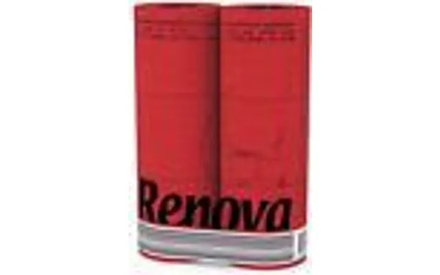 Renova 24 Rolls 3 Ply Soft Colour Toilet Loo Bathroom Tissue Paper Rolls - Red product image