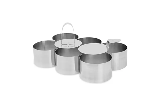 Restaurant Style Cooking & Dessert Rings - 8 Piece High Quality