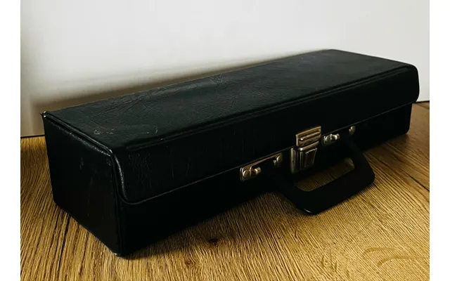 Retro Black Audio Cassette Storage Case