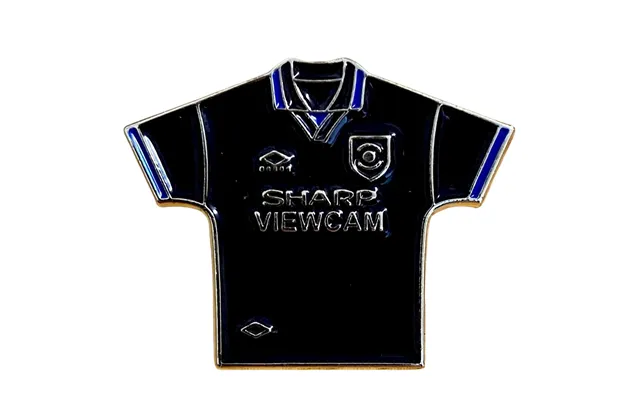Retro Sharp United Shirt Badge - Black