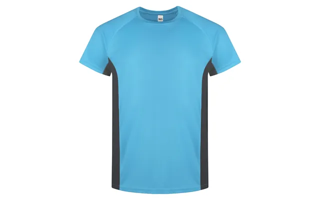 Roly Contrast Breathable T-shirt - M Blue Grey