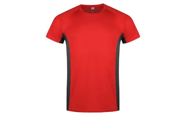 Roly Contrast Breathable T-shirt - M Red Grey