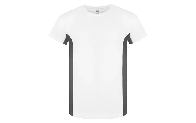 Roly Contrast Breathable T-shirt - S White Grey