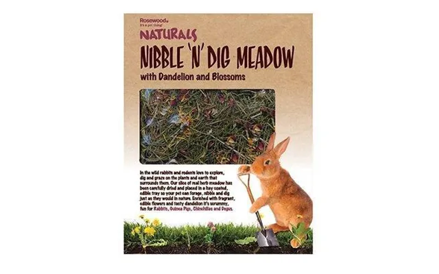 Rosewood Naturals Nibble 'n' Dig Meadow Box 800g - 800g