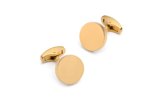 Round Cufflinks In Gold