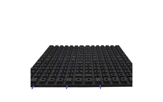 Rubber Rooftop Flooring Tiles - 1m X 1m 43mm
