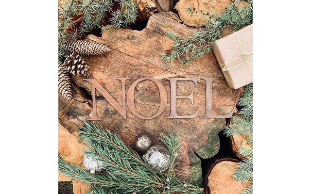 Rustic Metal Noel Christmas Lettering Sign - 5 Inch