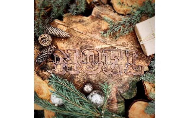 Rustic Rusty Carnival Noel Christmas Lettering Metal Decoration