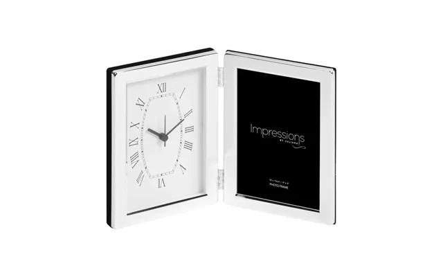 S Plated Clock Plain Frame 4 X 6