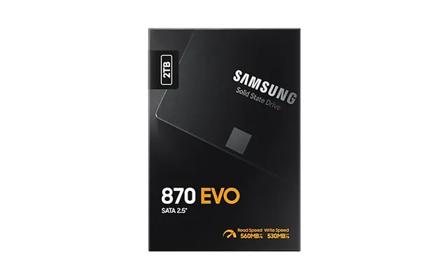 Samsung 870 Evo Ssd 2.5 Sata3 With Speeds Of 560 530 Mbs - 2 Tb R W 560 530 Mb S