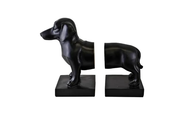 Sausage Dog Bookends - Black Finish