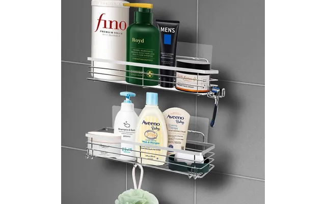 Set Of 2 Stainless Steel Shower Caddy