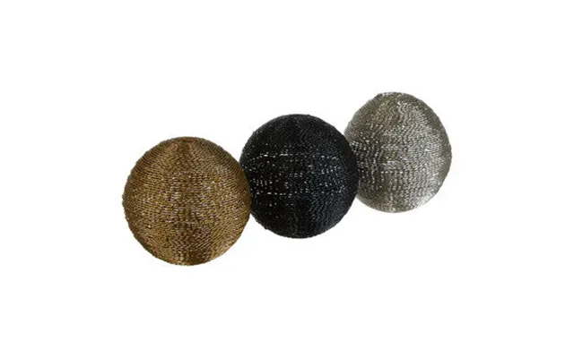 Set Of 3 Large Decorative Balls Hege