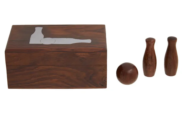 Sheesham Wood Skittles Set Churchill Games