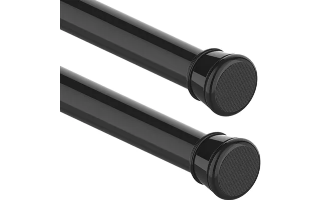 Shower Curtain Rod Extendable No Screws 2pcs 50-80cm Window Doorway