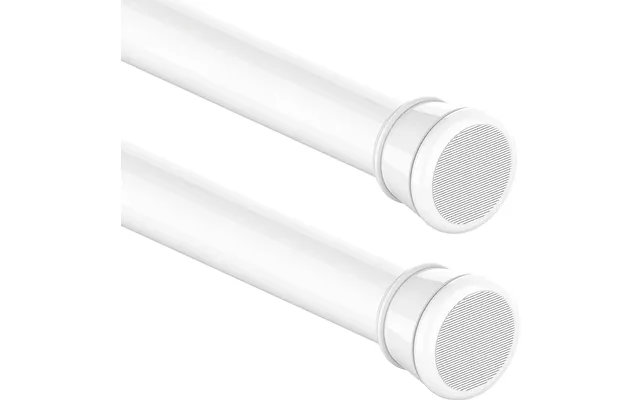 Shower Curtain Rod No Drill Extendable Anti Slip 2pcs 50-80cm Aiitomg