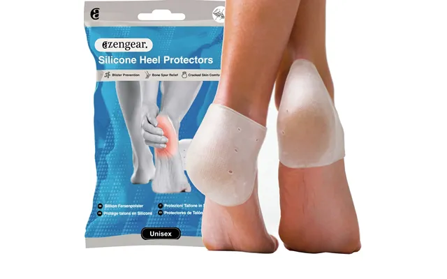 Silicone Heel Protectors 2 Pairs To Prevent Blisters And Cracked Heels