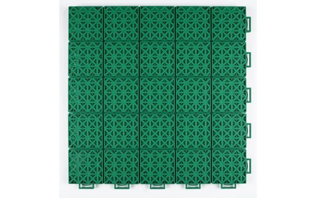 Singles Tennis Court System With Court Markings - Light Green