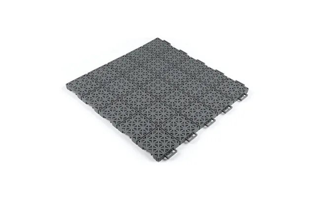 Singles Tennis Court System With Court Markings - Mid Grey