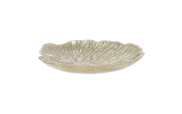 Small Gold Finish Lotus Leaf Plate Salma