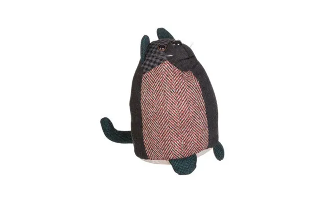 Small Green Cat Door Stop Bute