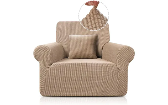 Sofa Cover 1 Seater Stretch Slipcover 80-120cm Elastic Protector Taococo - Beige