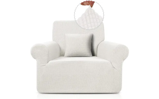 Sofa Cover 1 Seater Stretch Slipcover 80-120cm Elastic Protector Taococo - White