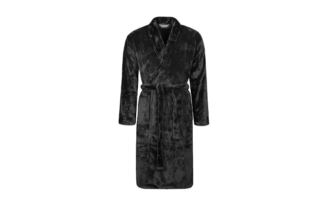Soft Warm Mens Dressing Gown - M Black