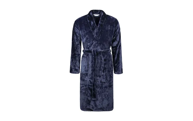 Soft Warm Mens Dressing Gown - S Navy
