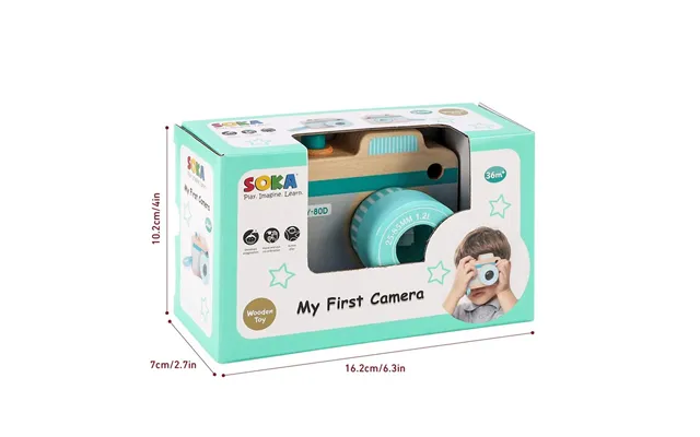 Soka Wooden Camera - Quality Imaginative Play