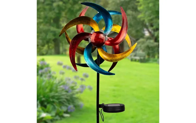 Solar Colourful Windmill