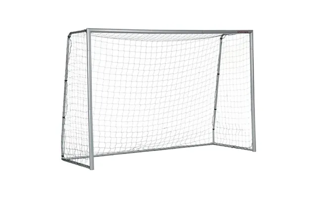 Sportnow 10ft X 6.5ft Football Goal, Simple Set Up Football Training Net - Light Grey product image