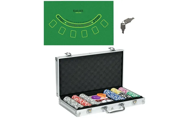 Sportnow 300-pc Poker Set W Mat, Case, Decks - Vegas-style Thrills At Home