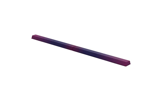 Sportnow 7.7ft Folding Gymnastics Balance Beam With Anti-slip Base - Blue And Pink