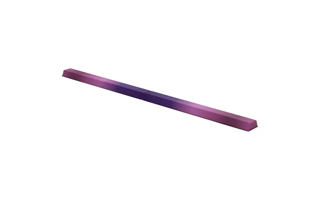 Sportnow 7.7ft Folding Gymnastics Balance Beam With Anti-slip Base - Purple And Pink