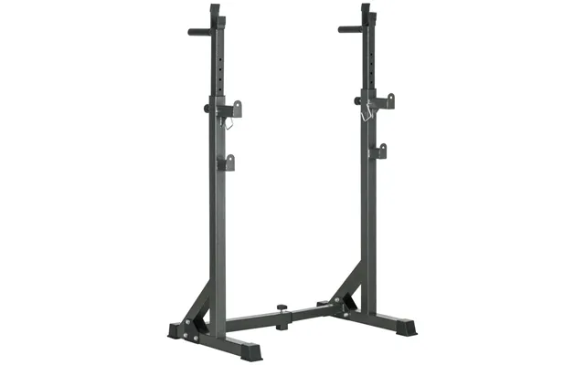 Sportnow Heavy Duty Squat Rack - Adjustable Weight Barbell Stand