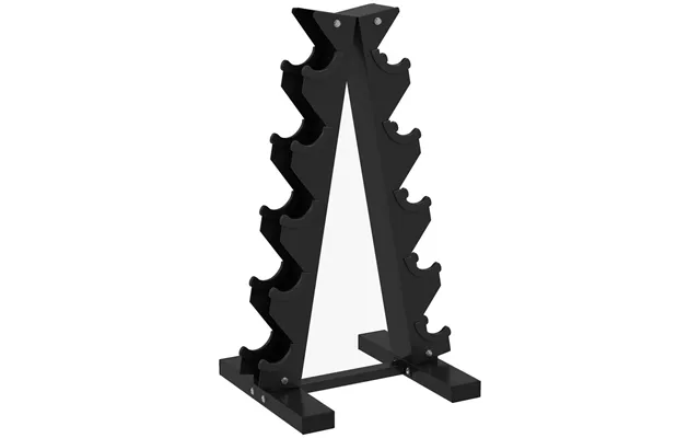 Sportnow Heavy-duty Dumbbell Rack - Space-saving Steel Stand For Home Gym
