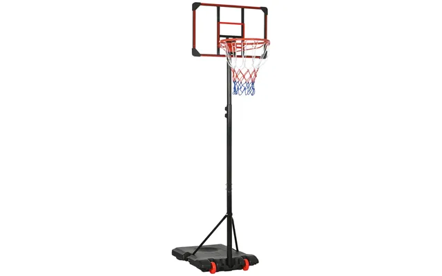 Sportnow Kids Adjustable Basketball Hoop Height 1.8-2m - Portable Stand