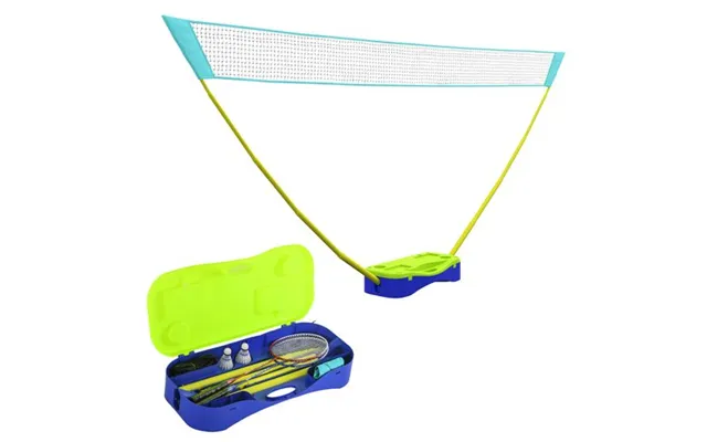Sportnow Portable Badminton Net Set With Volleyball Net - Rackets