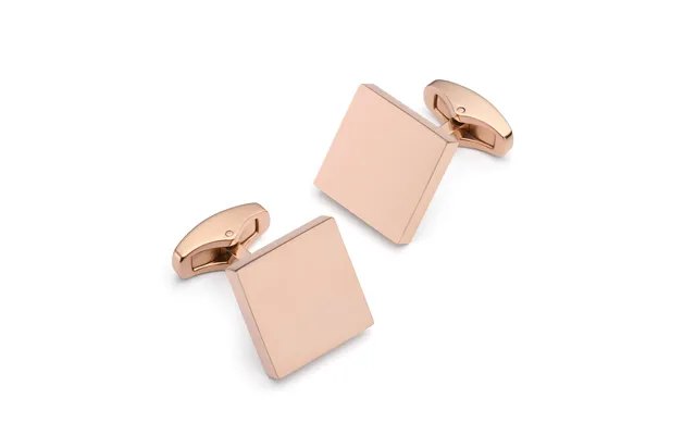 Square Cufflinks In Rose Gold