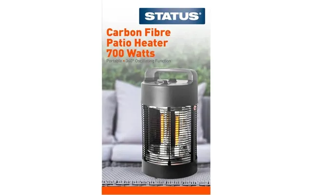 Status 700w Carbon Fibre Element Patio Heater