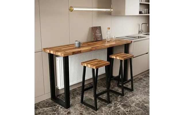 Staved Walnut Breakfast Bar - 120 60