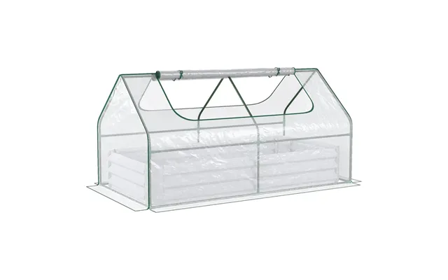 Steel Raised Garden Bed Planter Box With Greenhouse - Dual Use product image