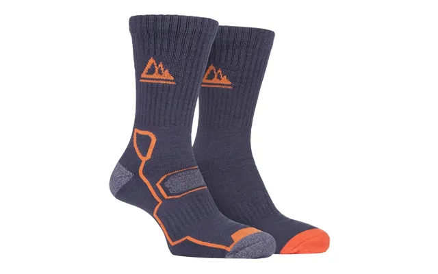 Storm Bloc 2 Pack Bamboo Boot Socks - 6-11 Uk Charcoal Amber product image