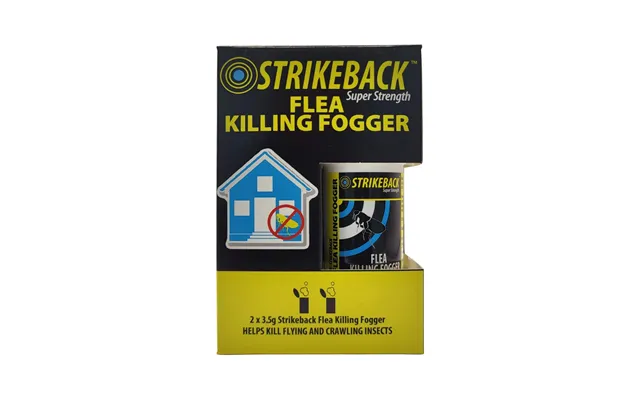 Strikeback Flea Killing Fogger Twin Pack 2x3.5g