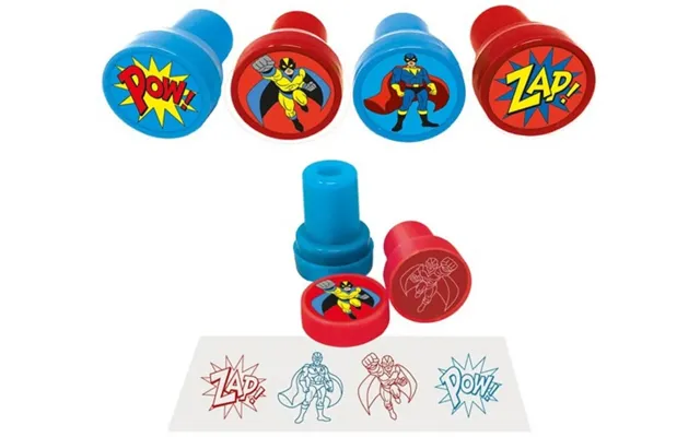 Super Hero Ink Stamper Single In Assorted Designs For Ages 3 And Up product image