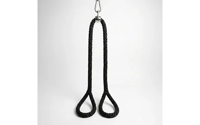 Super Long Looped Tricep Ropes By Hdgymequipment - Black
