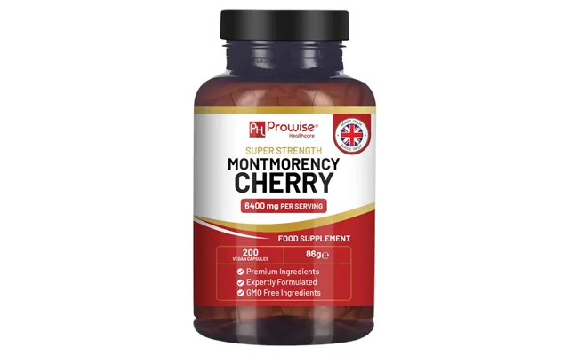 Super Strength Montmorency Cherry 6400mg - 200 Capsules product image
